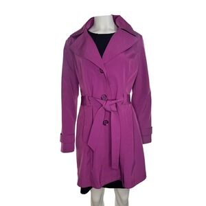 London Fog Purple Trench Coat